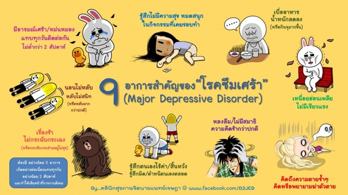 เข้าใจเสียใหม่! "ซึมเศร้า" ไม่ได้เกิดจากเวรกรรม แต่เป็น ...